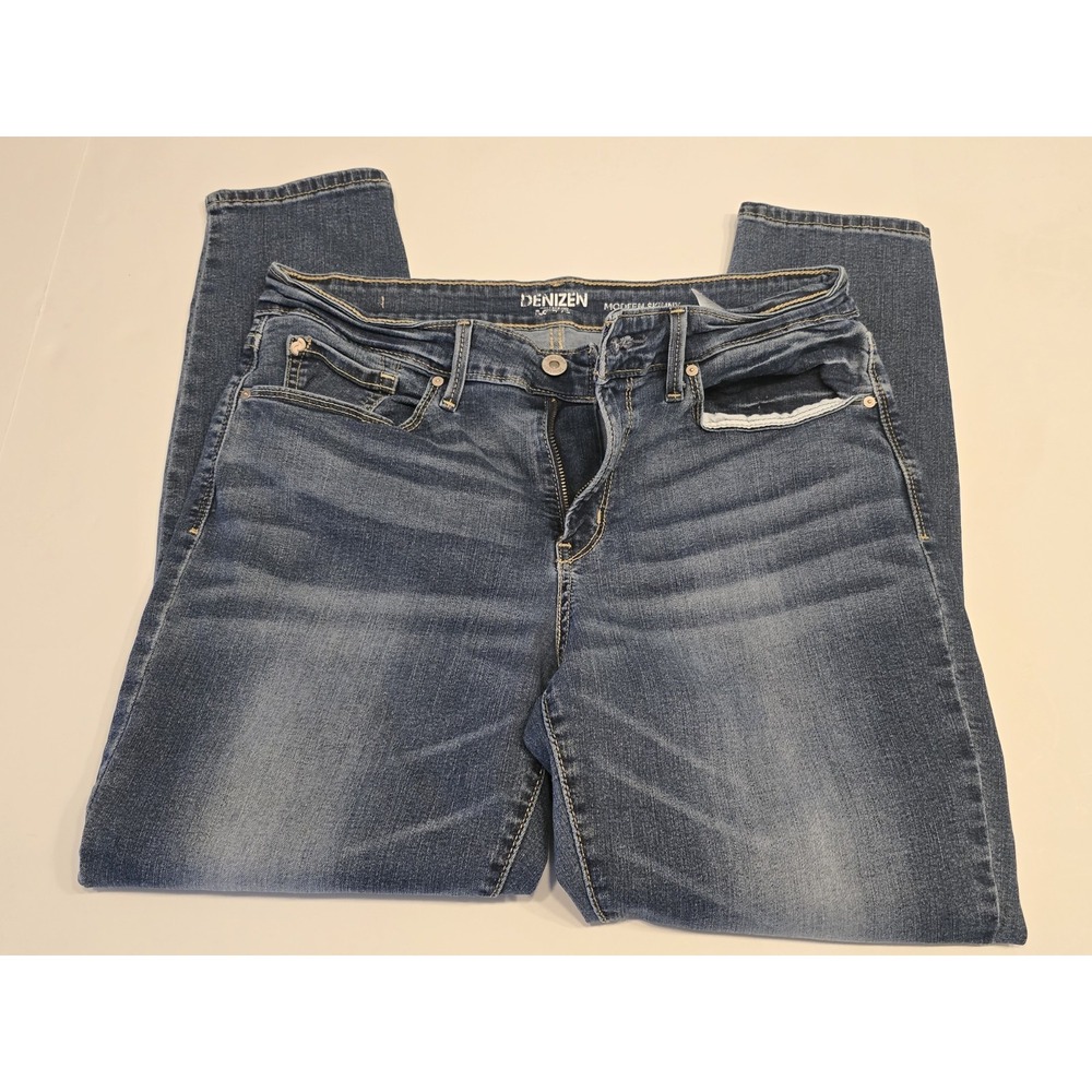 Denizen Levi's Jeans Women's 10S 30x28 Mid Rise Modern Skinny‎ Stretch Denim